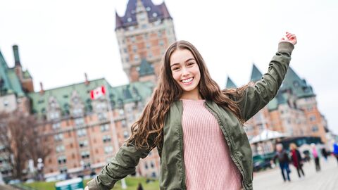 Deutsch-kanadischer Schüleraustausch Eine Schülerin in Kanada