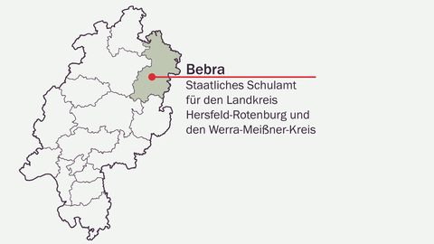 Schulamtsbezirk Staatliches Schulamt für den Landkreis Hersfeld-Rotenburg und den Werra-Meißner-Kreis in Bebra